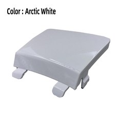 VW 파사트 CC 357 2008 3C8807241 용 북극 화이트 블랙 프론트 범퍼 토우 후크 아이 커버 뚜껑 트림, 02 Arctic White-LY9H