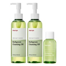 Manyo Herbgreen Cleansing Oil 200ml X 2 + 55ml 마녀공장 허브 클렌징 오일, 옵션, 1개