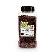 Buy Whole Foods Organic Cacao Nibs Raw (Storage Jar) 480g null, 1개 - 오가닉스포리지