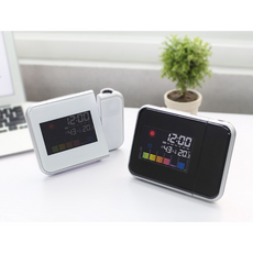 온습도 달력 LCD 인테리어 프로젝터 시계 스마트빔 죠르디탁상 아르네야콥센 무아스무선충전 라이언탁상시계 다이소모래시계 다이소디지털탁상시계 이케아클로키스 미녀와야수 카카오 짱구알람, 블랙