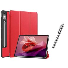 레노버 샤오신 패드 프로 12.7 P12 QHD 스마트 커버 케이스 Xiaoxin Pro Pad 케이스나라, 레드