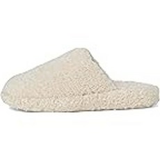 여성용 FitFlop Equation D-Luxe 패딩 테디 뮬 털 실내화 슬리퍼