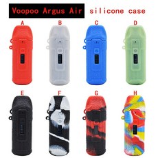 voopoo argus air full case 소프트 파우치용 실리콘 고무 랩 슬리브 보호 끈 red green blue wholesale, 푸른, 1개