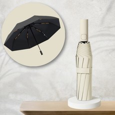 아비넬로 자외선차단 암막 자동 3단 양산 겸용 우산