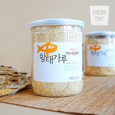 대관령 눈마을 자연건조 순살 황태가루 100g＋100g, 100g, 2개 - 강아지황태가루