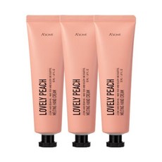 에이썸 러블리 피치 멜팅 고보습 퍼퓸 올리브영핸드크림(50ml X 3개), 50ml, 3개