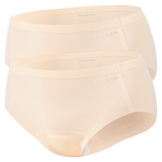 누이브 여성 애슬레저 노라인 심리스 삼각팬티 2개1세트