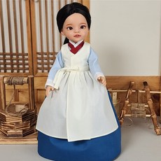 인형 한복 만들기 DIY 장금이 앞치마 패턴 옷 도안 패키지 파올라레이나 베이비돌 USD, 26cm USD - 마노의인형한복만들기