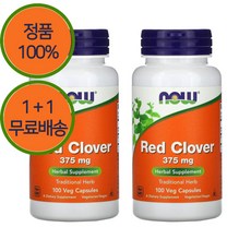 1+1 나우푸드 레드클로버 붉은토끼풀 375mg 100베지 캡슐, 1개, 기본, 100개