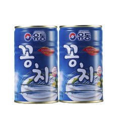 유동 꽁치 통조림 400gX2, 2개, 400g