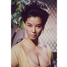 EOM 프랑스 Nuyen Busty Color 희귀 포즈 8x10 사진 - E0185087YXDMD55, 기본, 기본
