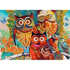 Animal Jigsaw Puzzles 1000 Piece Puzzles Jigsaw Puzzles for Adults and Kids Education (Animal-owl), Animal-owl