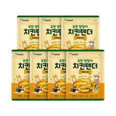 듀먼 댕댕이 치킨텐더 단호박&치즈, 7팩, 120g