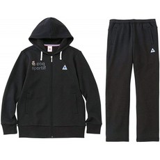 (르꼬끄 스 포르 티브) le coq sportif 여성 후드 자켓 바지 상하 세트 QMWMJF43 / QMWMJG43 뒤에서 기모