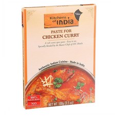 Kitchens of India Chicken Curry Paste 키친 오브 인디아 치킨 커리 페이스트 인도 카레 3.5oz(100g) 6팩, 100g