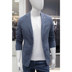 브렌우드 20년 S/S 여름 워셔블] 핀체크 써커 트윈쿨 스판 자켓 BRJCM521BUX [물세탁가능한자켓]