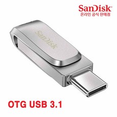 샌디스크 울트라 듀얼 드라이브 럭스 USB Type C SDDDC4, 256GB