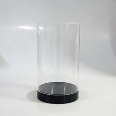 리얼피규어 건프라 프라모델 피규어 원형아크릴케이스 보관함 전시함 장식장 26cm