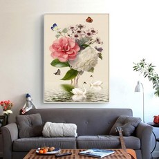 보석십자수꽃다발