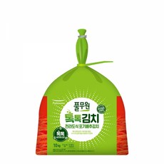 풀무원 톡톡김치 전라도식 포기배추김치 10kg, 1개