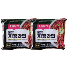 요리하다 불맛 짜장라면 130g, 10개(2봉) +사탕1개 증정