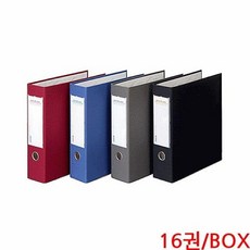 ZXY386971문화 웹 3공D링바인더 7cm 흑색 16권 BOX