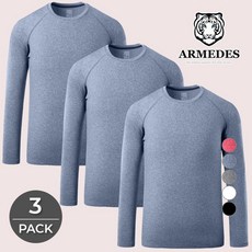 아르메데스 주니어 히트기모 내의 상의 3PACK AR-26
