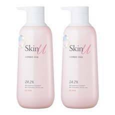 스킨유 스킨에멀전 샤워젤, 600ml, 2개