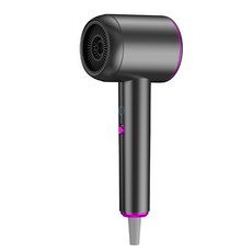DFMEI 고속 전기 드라이어 고출력 2000W 음이온 무음 스마트 가정용 속건 드라이어, 다크그레이, 미규