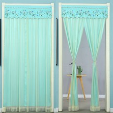 하늘색커튼