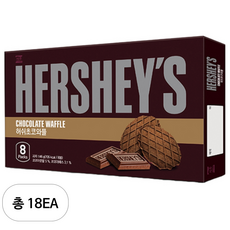 허쉬 초코 와플, 146g, 18개