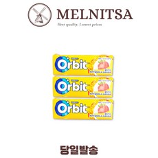 Жевательная резинка Orbit со вкусом клубники и банана, 3 шт, 13.6 г