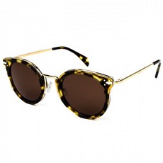 447088 / NEW Celine 41373-J1LA6 Havana Green Gold Brown Sunglasses