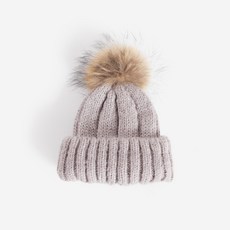 도리파이 폼폼비니 방울비니 여성 오버사이즈 트렌드 니트모자 겨울 가을 스카이 두꺼운 보온 INS 풀오버