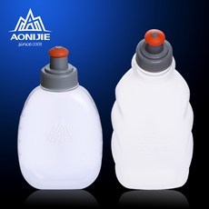 등산용물병 MRT움직이는 주전자야외 러닝 마라톤 헬스 라이딩 등산 물컵 물병 물주머니 250ml, T01-투명한 170ML