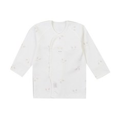 [앙팡스 괴정 nc점] 압소바 로트 뱀부 저고리 (IVORY) AXD10107 토끼 공주 도톰 아기 신생아 배냇저고리 저고리 출산용품 선물 갓난아기 1개월 2개월 남아 여아 옷