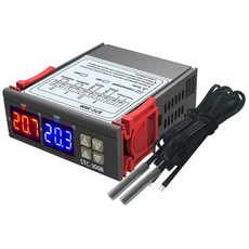 [누리공구]디지털 온도 및 습도 조절 STC-1000 습도계 인큐베이터 컨트롤러 부화 계란 센서, 02 STC-3008 DC 24V