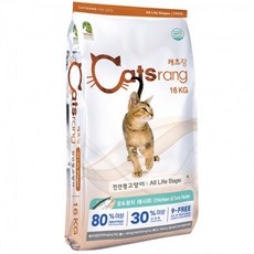 캐츠랑 NEW 전연령 올라이프 고양이 건식사료, 닭 + 참치, 16kg, 1개