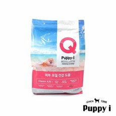 퍼피아이Q 프리미엄 사료 피부모질건강 3kg, 1개, 단품 - 프롬더셀퍼피그로우