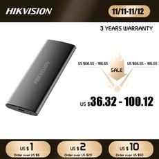 외장하드 데이터복구 맥북용 외장하드 Hikvision 외부 SSD 1TB 256GB C, 협력사, 512GB