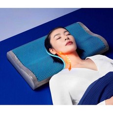 척추보호배게 숙면용 메모리폼 낮은 목 경추 젤배게