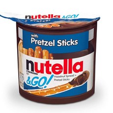 Nutella 누텔라 앤 고 프레첼 스틱 54g x 12팩 할로윈 과자 And Go, 12개