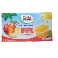 돌 다이스 복숭아 과일컵, 32개, 113g(1개입)