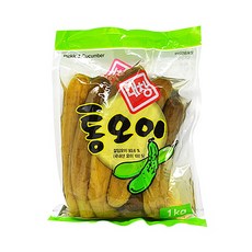 대창농산 통오이 1kg X 10EA_1BOX 고추장아찌/깻잎장아찌/매실장아찌/명이나물장아찌/반찬/젓갈, 단일 수량