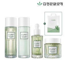  김정문알로에 큐어 피토 라인 기초 4종 선물세트 쇼핑백증정 1세트 