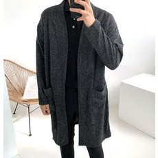남성롱가디건