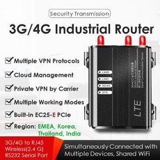 [해외] 4G3G LTE 산업용 무선 WIFI 라우터 2.4HZ 3M SIM 카드 슬롯 EC25E EMEA VPN VPDN PPTP L2TP DC7V35V 용 미니 PCIE, 상세내용표시