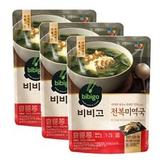 CJ 비비고 전복미역국 500g X 3개