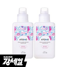 아토앤오투 프리미엄 천연세탁세제 코튼파우더향 1L 2개세트