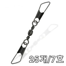 듀얼 핀도래 블랙 7호(60mm/강도12kg) 25개